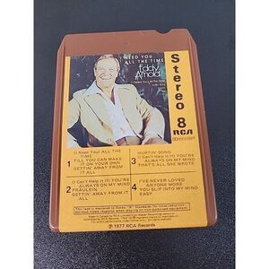 Eddy Arnold I Need You‎ All The Time, 8-track Cassette Tape